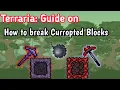 How to Mine block in Terraria How to get nightmare pickaxe Updated