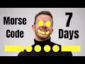 Learning Morse Code In 7 Days - Self Experiment 5 WPM