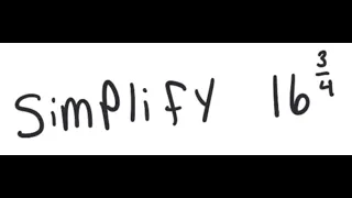 Exponents Simplify 16