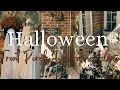 HALLOWEEN FRONT PORCH DECORATE WITH ME Spooky Affordable DIYs Skeletons Witches Ghosts
