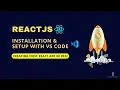 Create First React - Js App In Vs Code Editor Node Js Npm CodeWithHarry