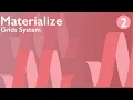 Materialize CSS Tutorial 2 - Introduction to Grid System