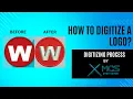 How to digitize a logo on wilcom How to digitize a design how to do digitizing on wilcome
