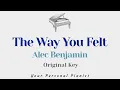 The way you felt - Alec Benjamin (Piano Karaoke) - Instrumental Cover with Lyrics
