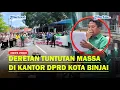 Lagu KANTOR DPRD Kota Binjai Dikepung Massa, Ada Lantunan Sholawat Iringi hingga Tuntutan
