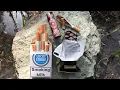 ASMR unboxing lucky strike next to the water atmospheric
