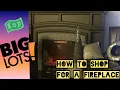 How to shop for a Electric Fireplace Big Lots Shopping How to get the best deals