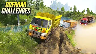 keren truk umplung lolos dijalur ini spintires mudrunner