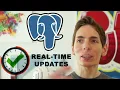 PostgreSQL Change Notifications