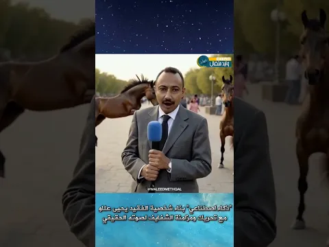 "ذكاء اصطناعي" بناء شخصية الإعلامي يحيى علاو مع تحريك ومزامنة الشفايف لصوته الحقيقي #اكسبلور #رمضان