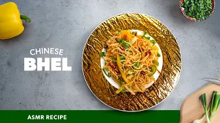 Crispy Chinese Bhel | Easy Vegetarian Street Food | ASMR Cooking | Indo-Chinese Noodles Recipe