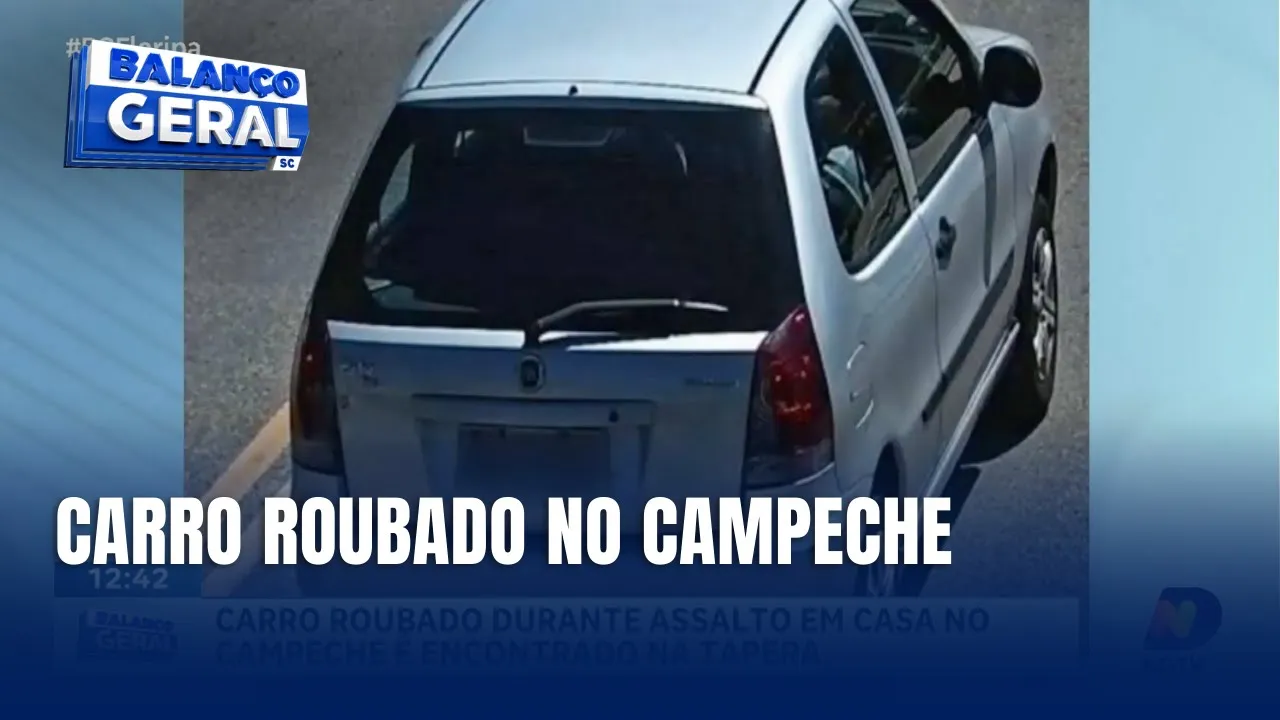 Carro roubado durante assalto no Campeche é encontrado na Tapera