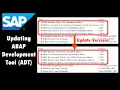 SAP Updating ABAP Development Tool ADT