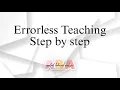 Errorless Teaching - Step by Step