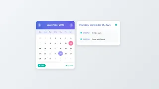 How to Build a Modern Event Calendar with HTML CSS JavaScript