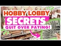 STOP wasting money at Hobby Lobby GENIUS hacks to save on DIYs High-End Designer Dupes