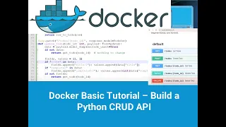 Docker Basic Tutorial - Build a Python CRUD API