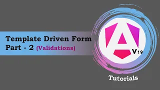 - Angular 19 Tutorials Template Driven Form Validations Built-In Validators