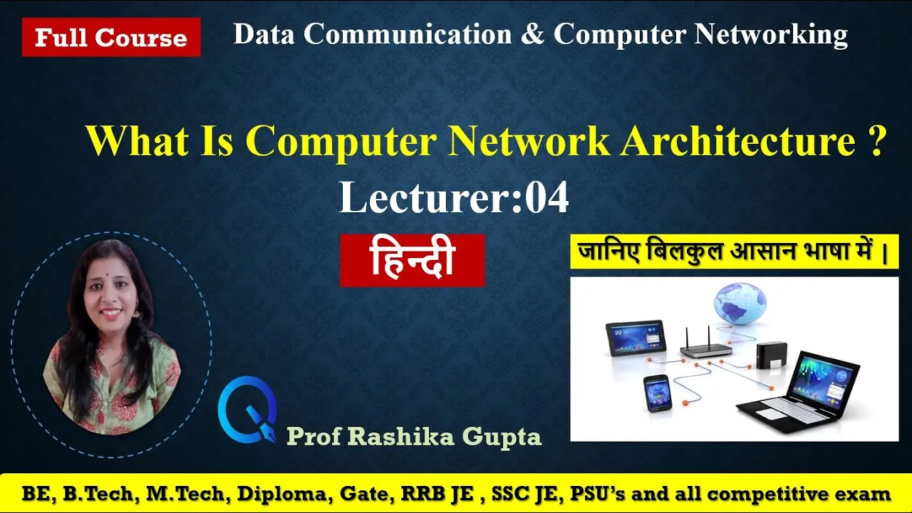#03 What Is Computer Network Architecture? | Classification of Computer Network Architecture | Hindi