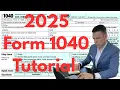 2025 Form 1040 Tutorial Complete Your Tax Return From Start to Finish