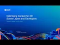 Optimizing Content for 3D Scene Layers and Developers