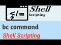 bc command Shell Scripting for Beginner or Developer in Hindi