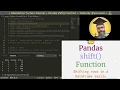 Pandas shift Function