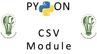 Built-in Modules in Python CSV Module in Python
