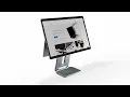 Elevated Stand for Surface Devices I Ergonomic Design for Productivity On-The-Go