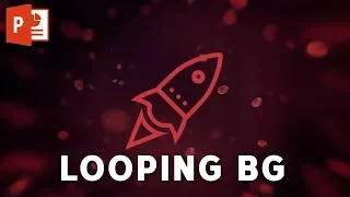 Looping Background in PowerPoint - How To Add it