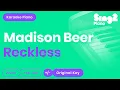 Download Lagu Madison Beer - Reckless (Karaoke Piano)