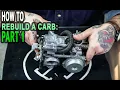 EASIEST Carburetor Rebuild for Honda Shadow Part 1 of 4