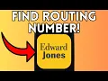 How To Find Edward Jones Routing Number Full Guide 2025