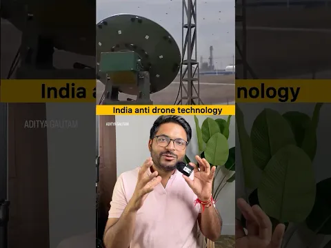 How india develops its first electromagnetic anti drone technology #shortsfeed #drone
