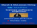 marsh McLennan hiring software trainee engineer marsh McLennan job for freshers