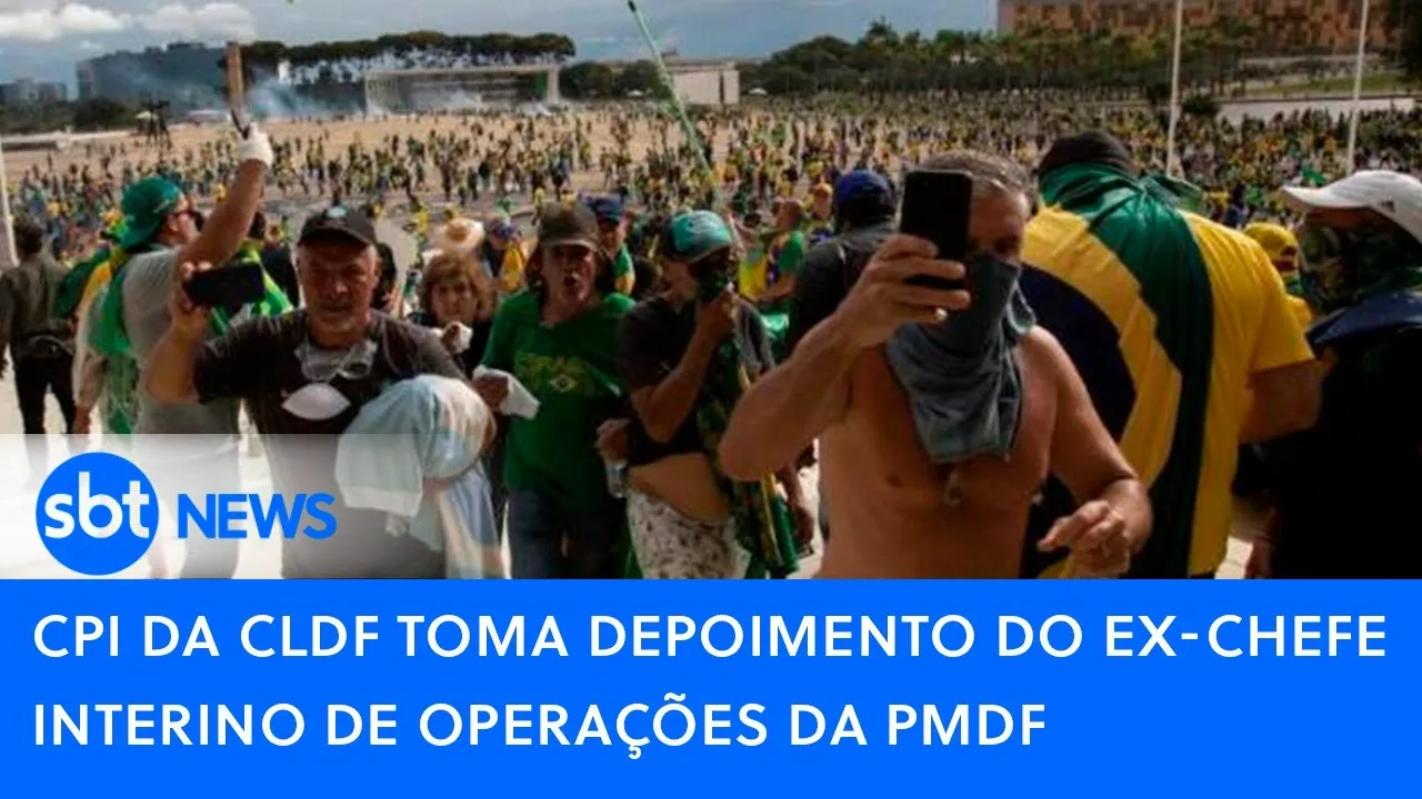 AO VIVO: CPI dos Atos Antidemocráticos toma depoimento do ex-chefe interino de operações da PMDF