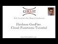Firebase Cloud Functions Geofire Tutorial English