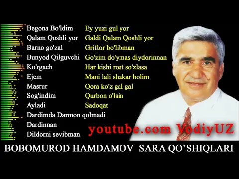 Download MP3 Bobomurod Xamdamov saralangan qoshiqlari | Бобомурод Хамдамов сараланган кушиклари