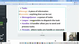 Basic idea of Runnable Message Handler Looper MessageQueue Thread Android In Hindi
