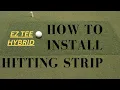How to Install an EZ TEE Hybrid Golf Hitting Strip Step-by-Step