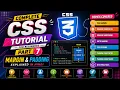 CSS Tutorial Part 7 CSS Margin Padding Explained Complete Beginner Tutorial