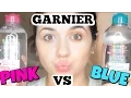 Blue vs Pink Garnier SkinActive Micellar Cleansing Water Makeup Remover - What s the Difference
