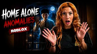 SAAT GECE 3'TE EVDE TEK BAŞIMA KALDIM!...| ROBLOX HOME ALONE | ANOMALIES😨