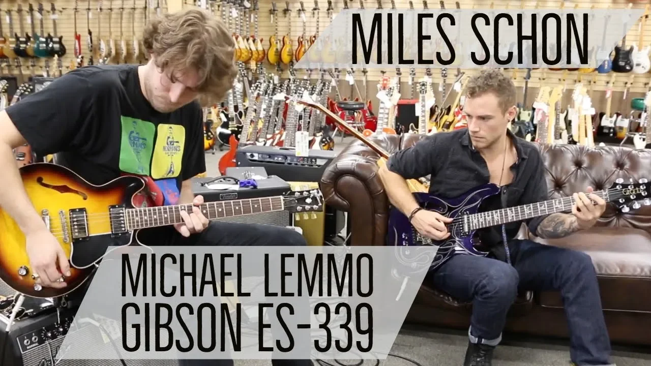 Miles Schon with Michael Lemmo | Gibson ES-339 at Norman's Rare Guitars Miles Schon with Michael Lemmo | Gibson ES-339 at Norman's Rare Guitars