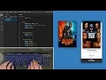 ASMR Programming - How to Make Movie Ticket Hover Effect with HTML and CSS
