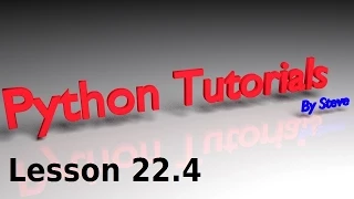 Python Tutorial v3 2 5 Lesson 22 4 - Adventure Game String Methods 2 of 2