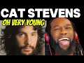 Genius! CAT STEVENS Oh very young REACTION - He has written some of the most beautiful songs ever!