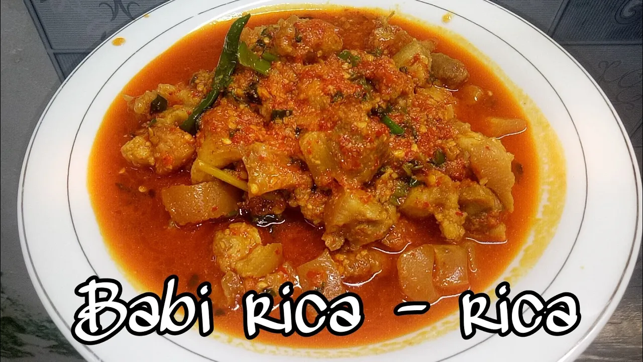 Resep daging Babi Rica-rica Resep daging Babi Rica-rica
