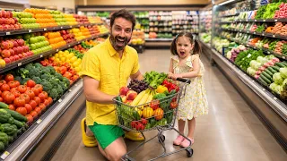 MA FILLE DE 2 ANS FAIT SA PREMIÈRE ÉPICERIE… ET JE CUISINE TOUT !