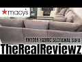 Macys Rhyder Fabric Sectional Review Must Watch